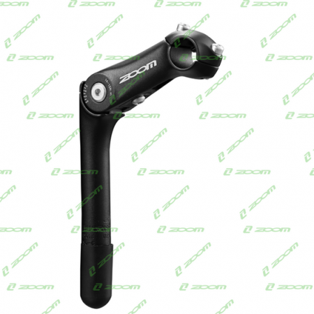 Attacco manubrio - Attacco manubrio HL-MTS-C-297-5 (ISO-C) 180×110×25,4 mm regolabile, senza logo, in lega, nero opaco
