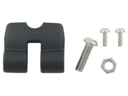 Luci per bicicletta - Supporto corto per faro SUNTOUR SUN-S, plastica nera, con viti