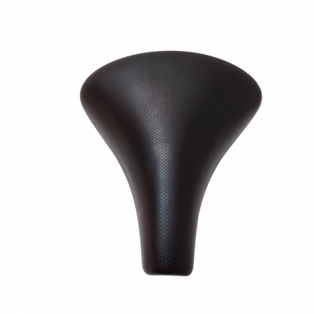 Selle per bicicletta - Sella per bicicletta Unisex 6484 10 2010 PU, con morsetto e binari neri, rivestimento in PU