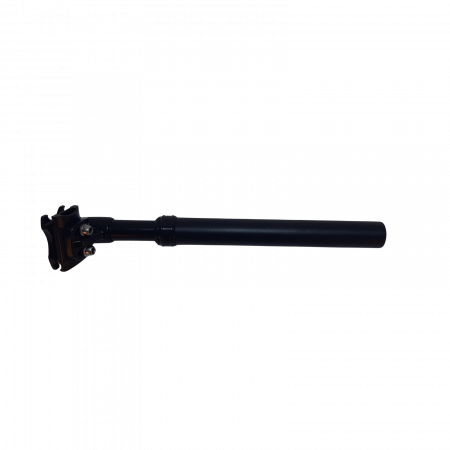 Seat post - Reggisella con sospensione, nero, con serraggio a vite patent, senza logo, vite M8x1.25x45 mm – Kind Shock KSP-630
