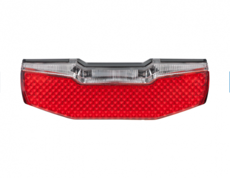Luci per bicicletta - Luce posteriore AXA Blueline Rear Steady, con funzione di luce di parcheggio, foro di montaggio 80 mm, senza dadi