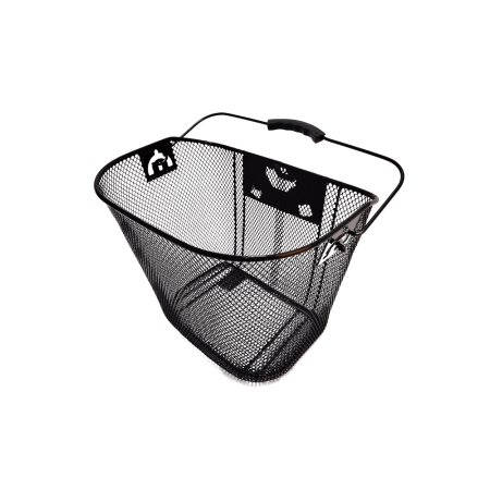 Accessori per bicicletta - Cestino da Manubrio con Supporto, Facile da Rimuovere, Nero