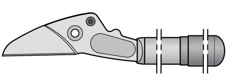 Foarfece la doua maini - Maner cu lama 230/1