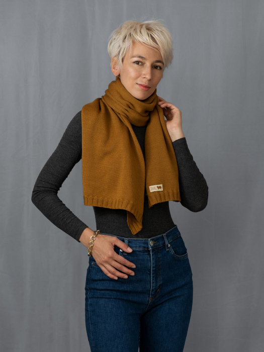 Accesoriu multifunctional The Pelerine, 100% lana oaie - chihlimbar [5]