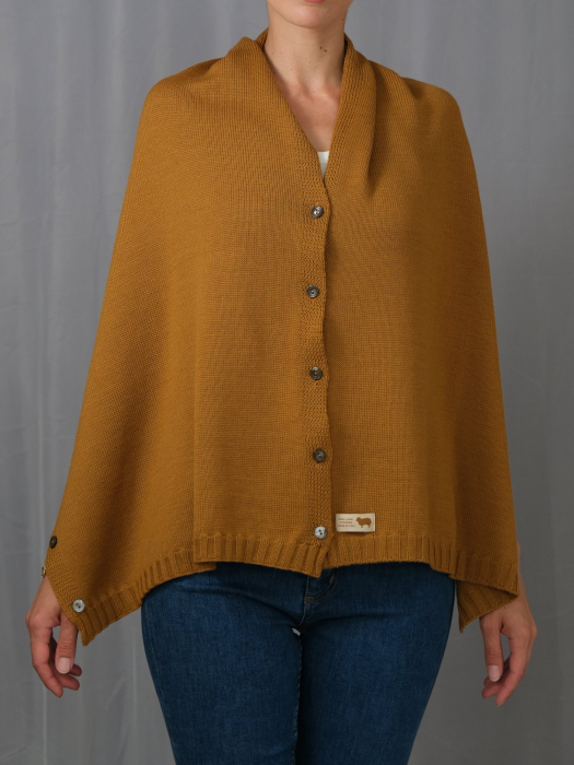 Accesoriu multifunctional The Pelerine, 100% lana oaie - chihlimbar [3]