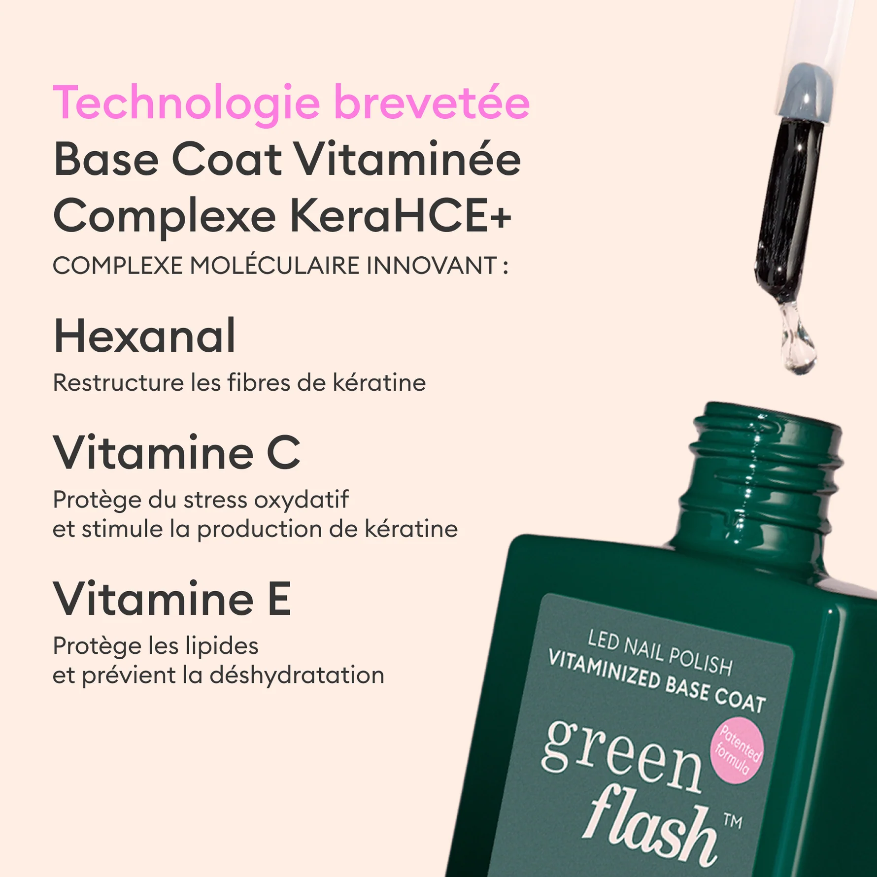 Baza oja semipermanenta Vitamin Green Flash™ [7]