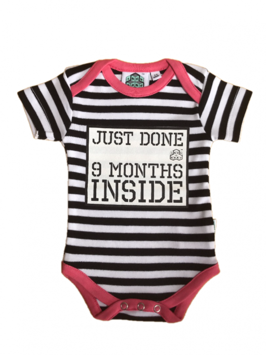 Body si caciulita nou nascuti Just Done 9 Months Inside® pentru fetite [2]