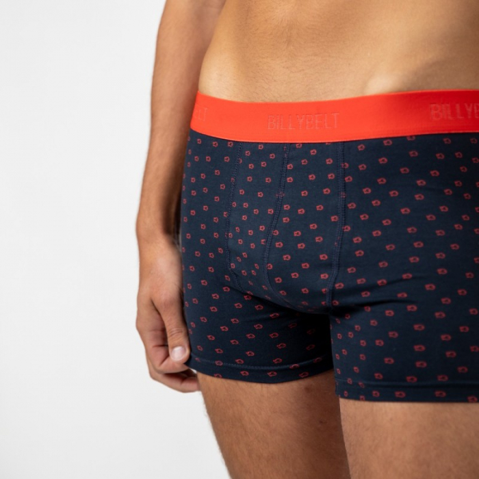 Boxeri 100% bumbac organic, model Billy red - diverse marimi [2]