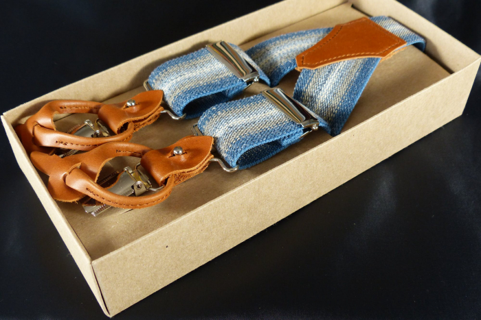 Bretele elastice albastre [3]