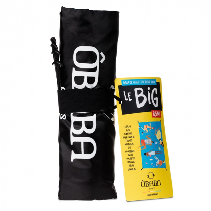 Cearceaf pentru plaja Ôbaba Big Sidney, portocaliu, 2.15m x 4 m [6]