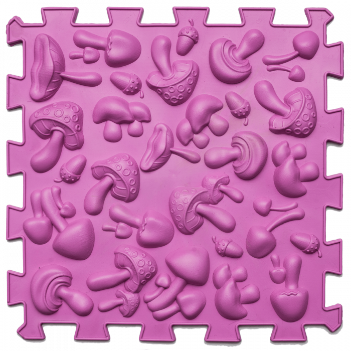 Covoras ortopedic pentru masaj Puzzle - Mix, 10 elemente [7]