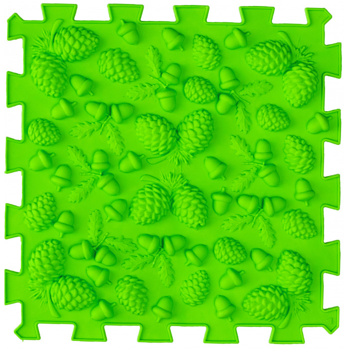 Covoras ortopedic pentru masaj Puzzle - Mix, 10 elemente [9]