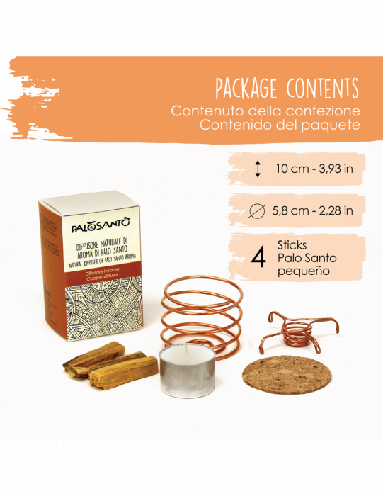 Difuzor de arome Palo Santo cu betisoare Pequeño incluse [2]