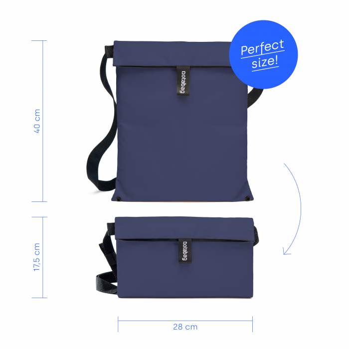 Geanta multifunctionala Notabag Crossbody, unisex - albastru [3]