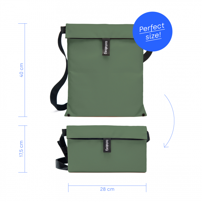 Geanta multifunctionala Notabag Crossbody, unisex - verde [3]