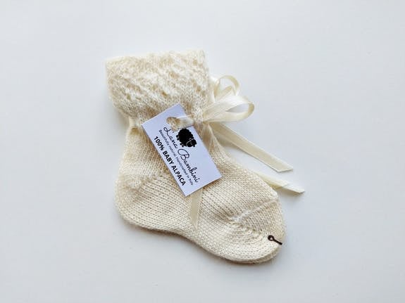 Sosete bebelusi lana alpaca Fiocco [1]