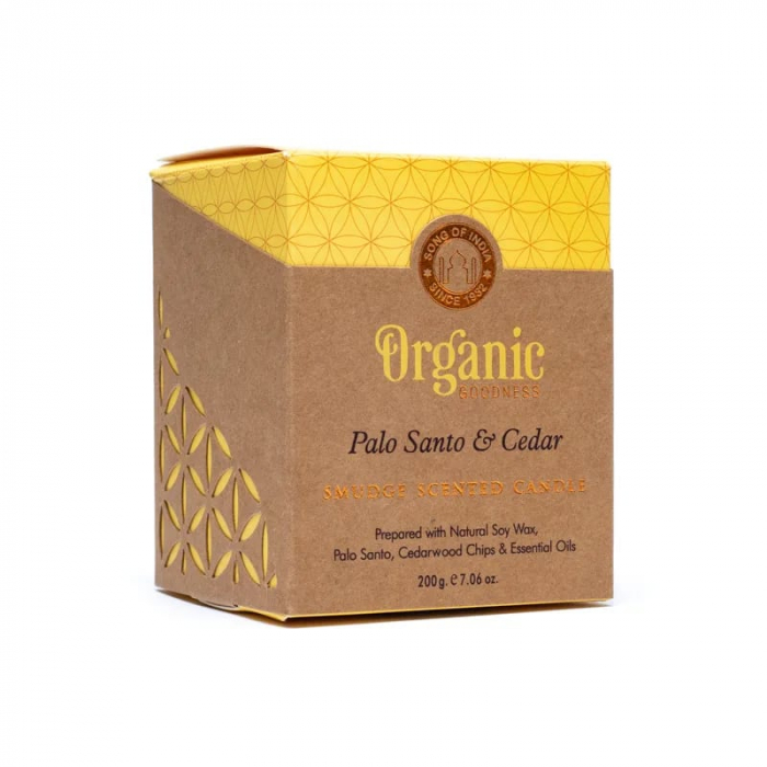 Lumanare parfumata Organic Goodness – Palo Santo & Cedar [3]