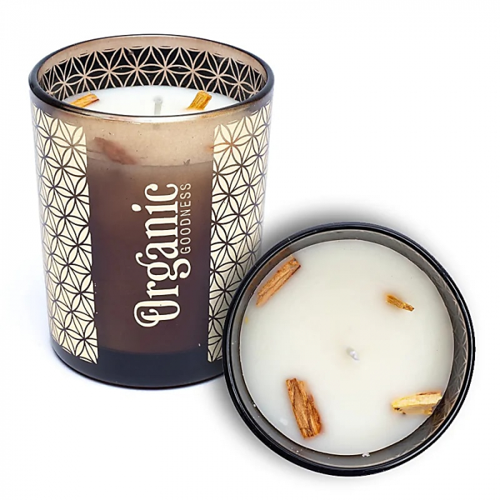 Lumanare parfumata Organic Goodness – Palo Santo & Cedar [1]