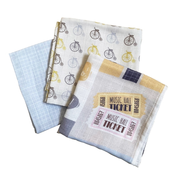 Museline din bumbac organic - Lucien Swaddle [2]