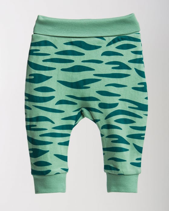 Pantaloni de casa Tiger verzi din bumbac [1]