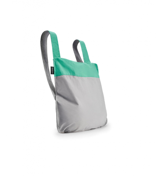 Sacosa-rucsac Notabag Menta / Gri [5]