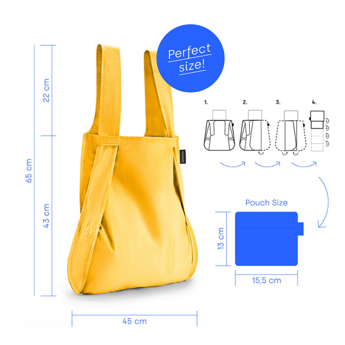 Sacosa-rucsac Notabag Auriu [4]