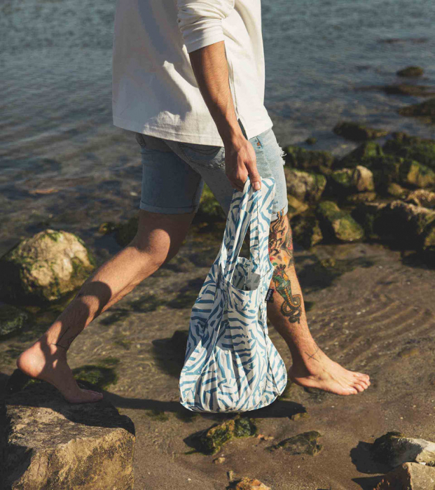 Sacosa-rucsac Notabag Blue Twist [7]