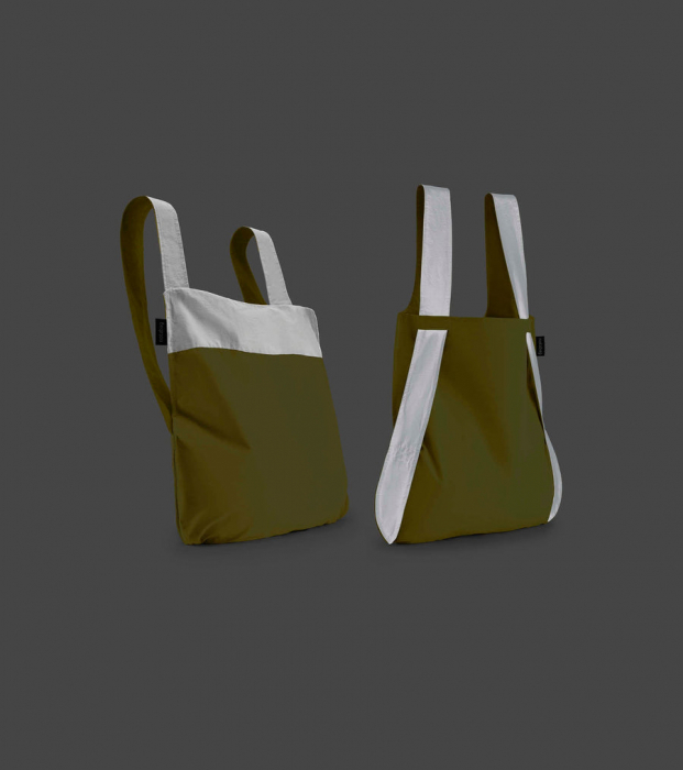 Sacosa-rucsac mini Notabag, material reflectorizant, Galben [5]