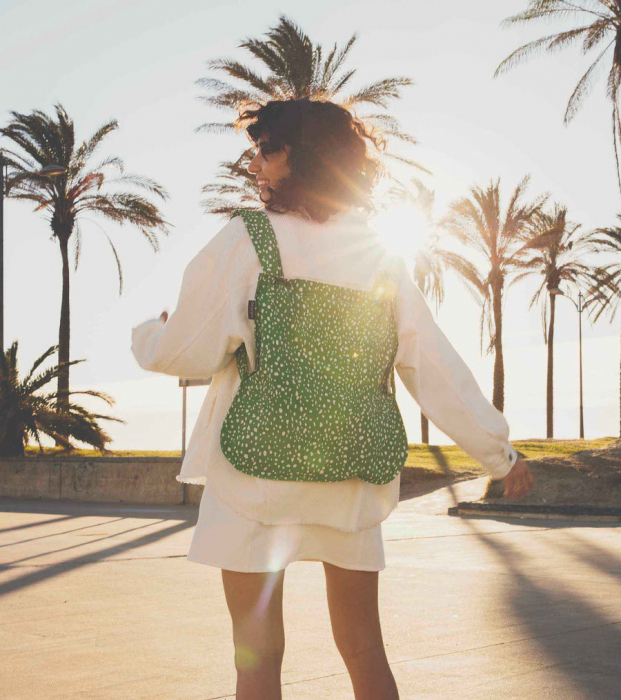 Sacosa-rucsac Notabag Green Sprinkle [5]