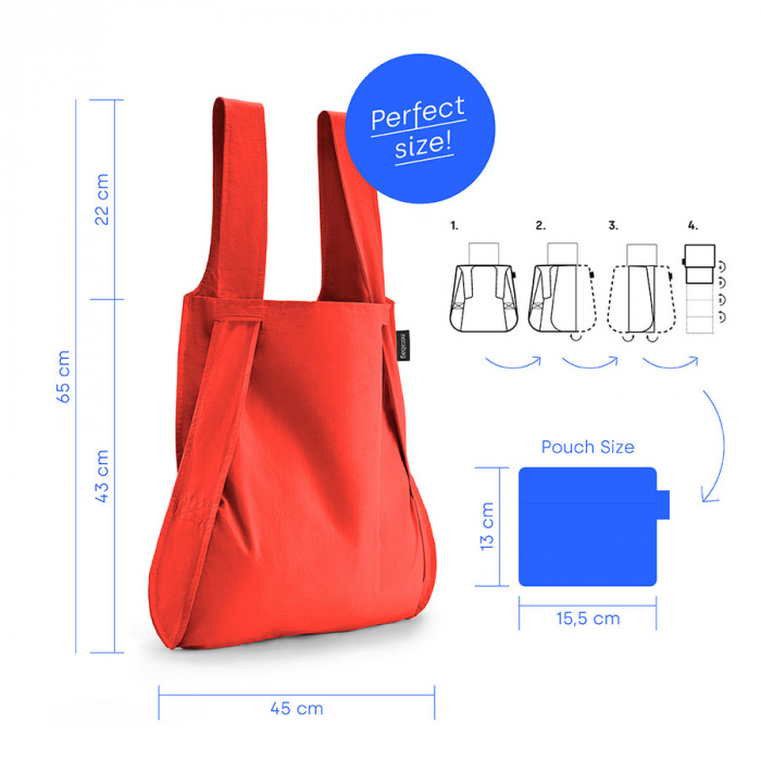 Sacosa-rucsac Notabag Rosu [4]