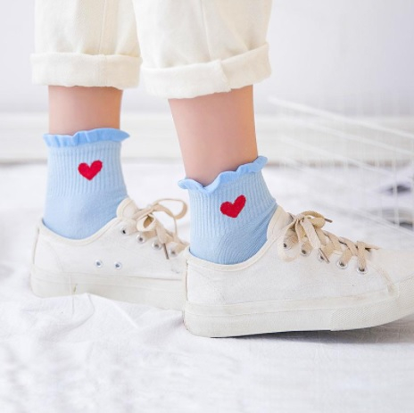 Sosete adulti dantela Heart [3]
