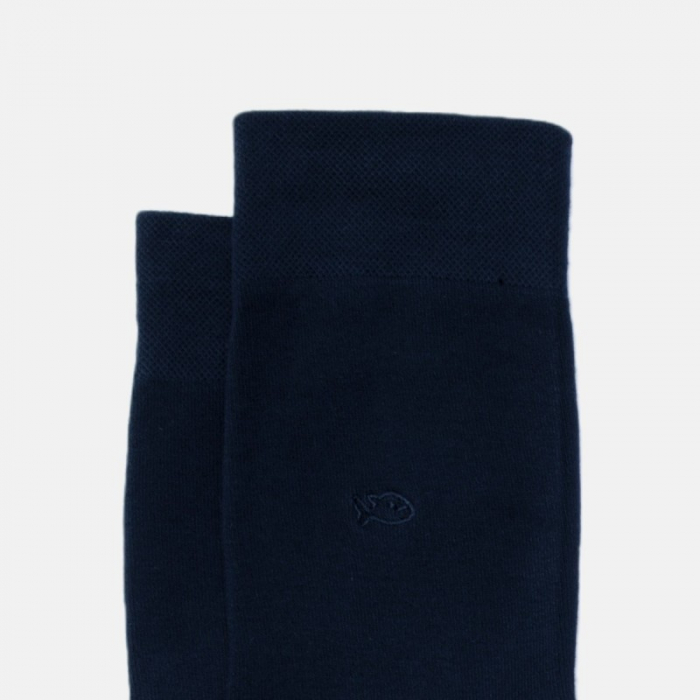 Sosete simple din bambus - bleumarin, marime universala [2]