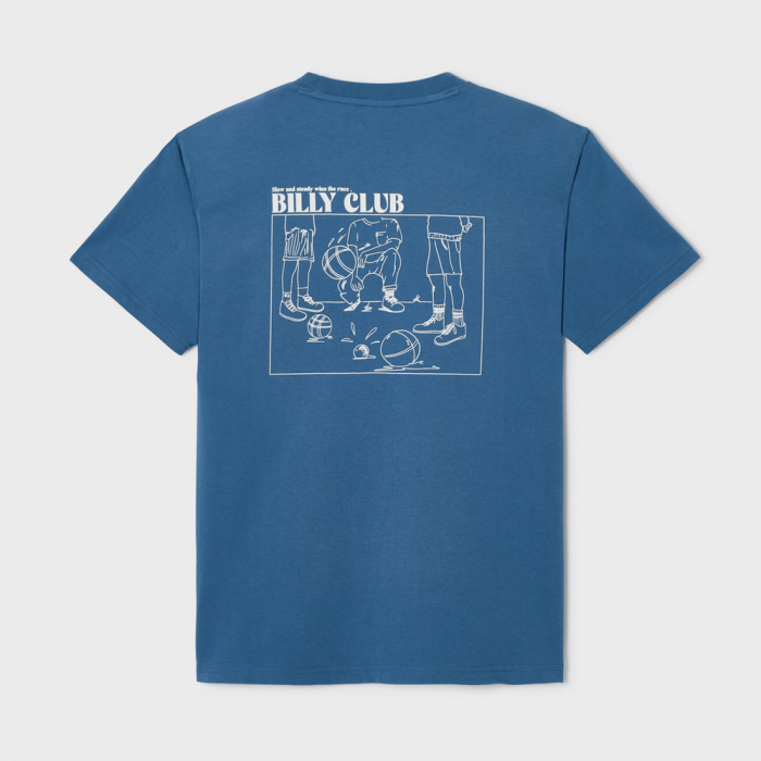 Tricou imprimat Billyclub, bumbac organic 100%, albastru - marime XXL [2]