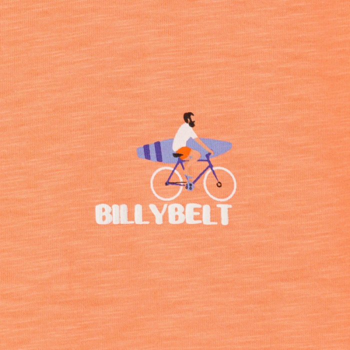 Tricou imprimat Billyclub, bumbac organic 100%, portocaliu - marime XXL [3]