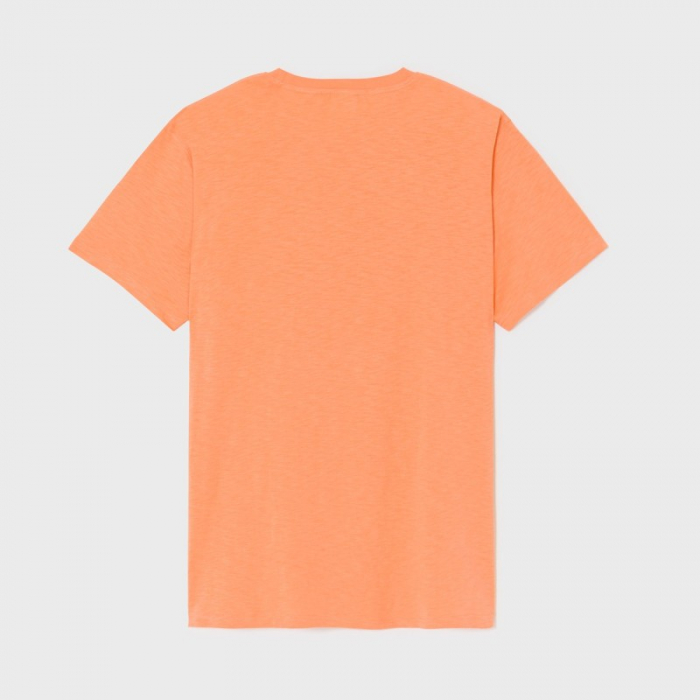 Tricou imprimat Billyclub, bumbac organic 100%, portocaliu - marime XXL [2]