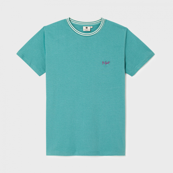Tricou Vintage din bumbac organic 100%, verde - marime XXL [1]