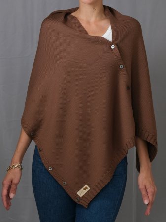 Accesoriu multifunctional The Pelerine, 100% lana oaie - argila [2]