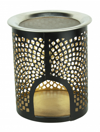 Aromaterapie - Arzator tamaie cu sita detasabila, model Mandala, 10 cm
