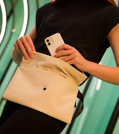 Geanta multifunctionala Notabag Crossbody, unisex - crem [3]