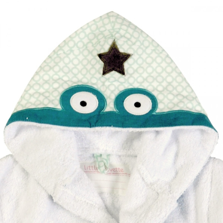 Halat de baie copii, 100% bumbac organic, Crocodile [1]