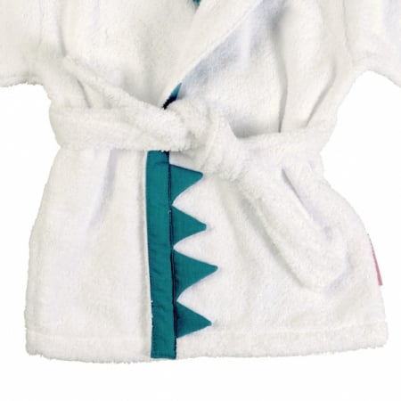 Halat de baie copii, 100% bumbac organic, Crocodile [2]
