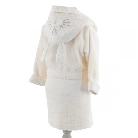 Halat de baie copii, 100% bumbac organic, Pompon [1]