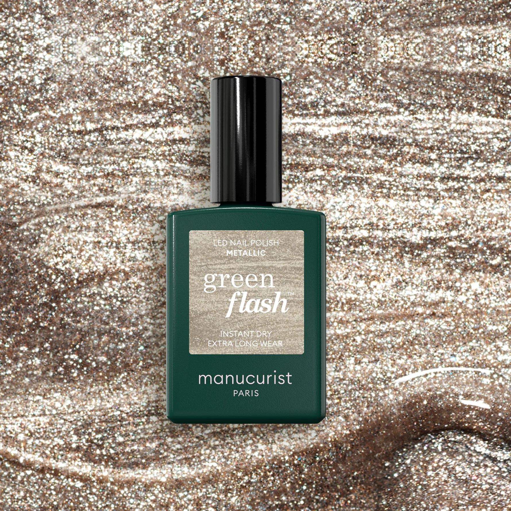 Ingrijire Personala & Cosmetice - Oja semipermanenta Green Flash™ - Metallic