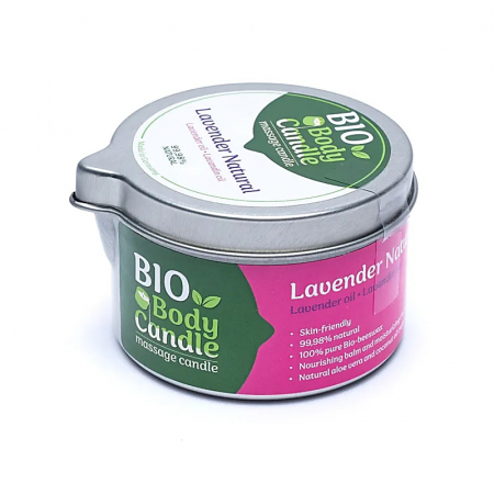 Lumanare de masaj Organic Lavender 100 ml [2]