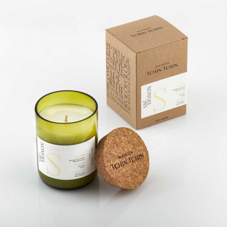 Lumanare parfumata Sauvignon 250g, 65h, 100% ceara vegetala
