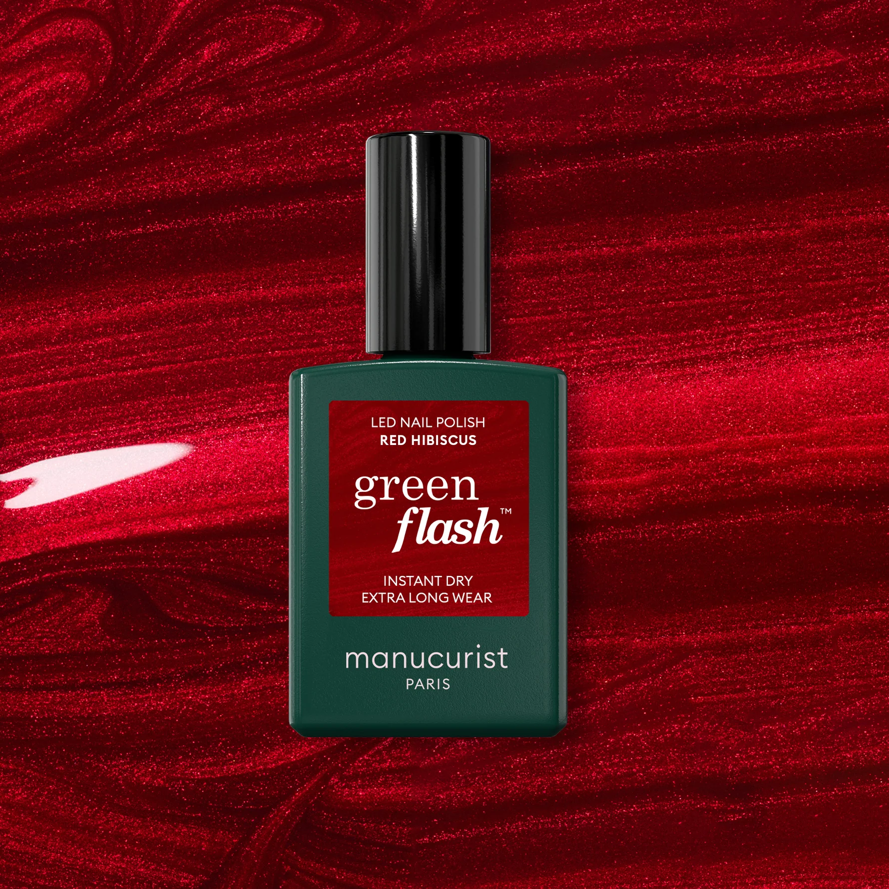 Ingrijire Personala & Cosmetice - Oja semipermanenta Green Flash™ - Red Hibiscus