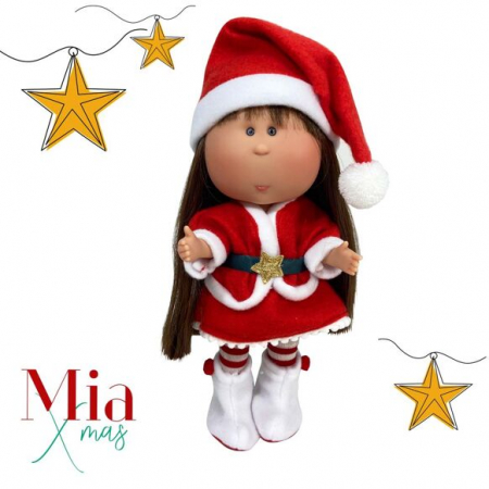 Papusa bruneta Mia - CHRISTMAS