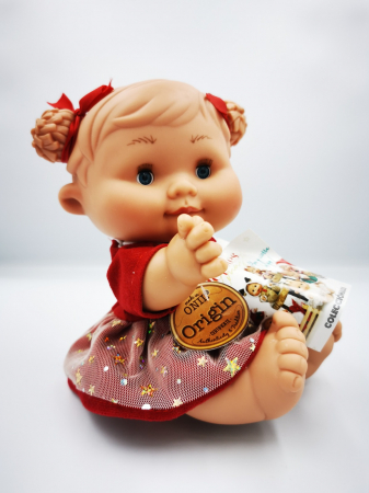 Papusa cu aroma de vanilie, Pepotes Funtastic XMAS, 26 cm [0]
