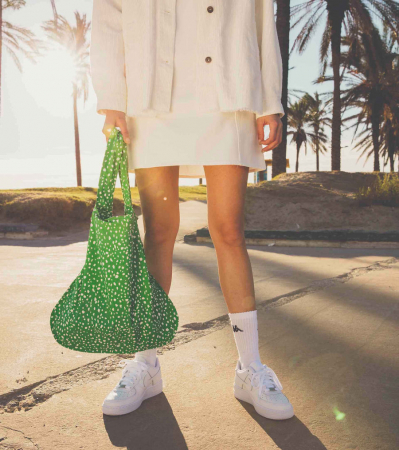 Sacosa-rucsac Notabag Green Sprinkle [6]