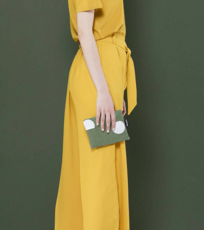 Sacosa-rucsac Notabag Olive Dots [4]